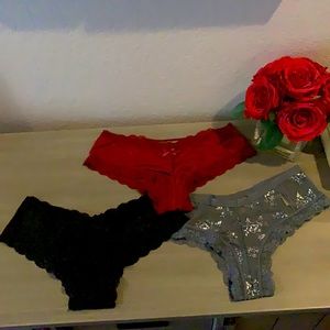 NWT set of 3 panties from Victoria’s Secret.